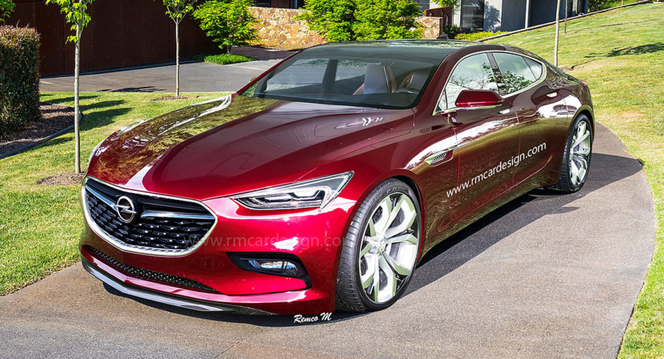  Opel Monza Four-Door Coupe Would Make A Sweet Merc CLS Rival