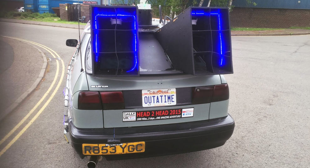Go Back To The Future With This Saab 9-3 ‘DeLorean’ Replica