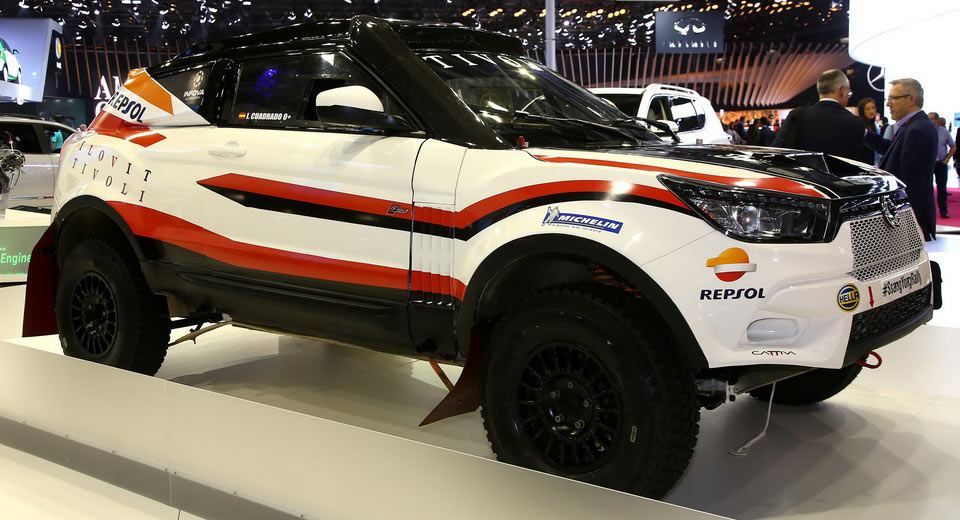  SsangYong Show Their Competitive Side In Paris With Tivoli Rally Raid