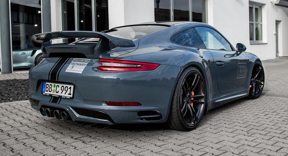 TechArt 991.2 Demo Car With New Fixed ‘Rear Wing II’ Design