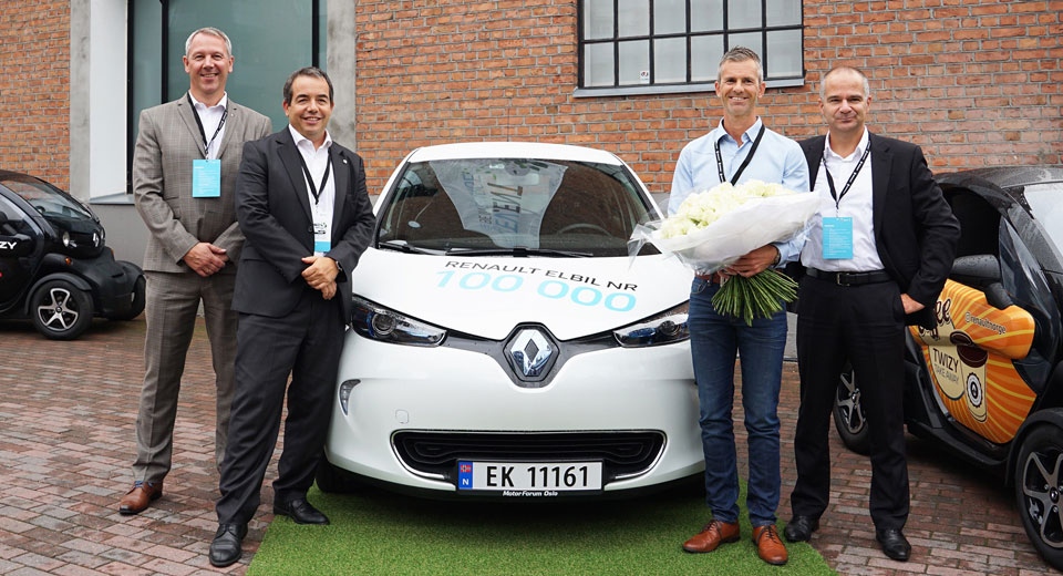 Renault Delivers Its 100,000th Electric Vehicle