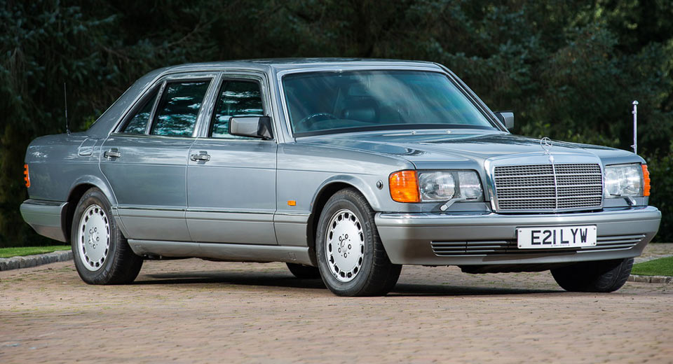 Former Jordanian King Hussein’s Armored Mercedes 560 SEL