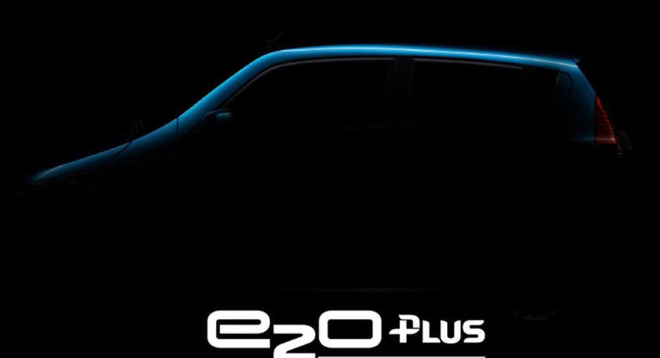 Mahindra e2o Plus Electric Vehicle Teased