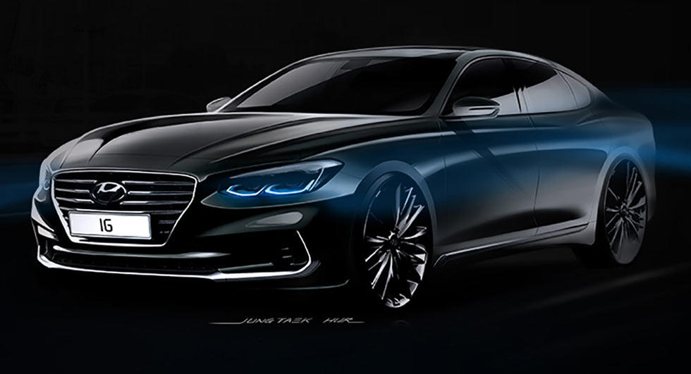  This Is Hyundai’s All-New 2017 Azera Or Grandeur In Korea, And It Looks Pretty Sharp