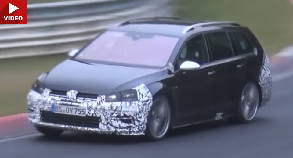  Facelifted Volkswagen Golf R Is One Angry-Sounding Estate
