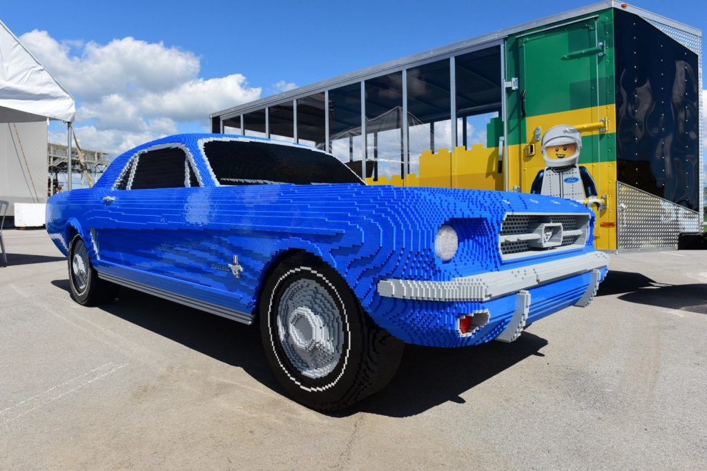 Makes A Life-Size 1964 Ford Mustang Out Of Its V8 Roar Included Carscoops