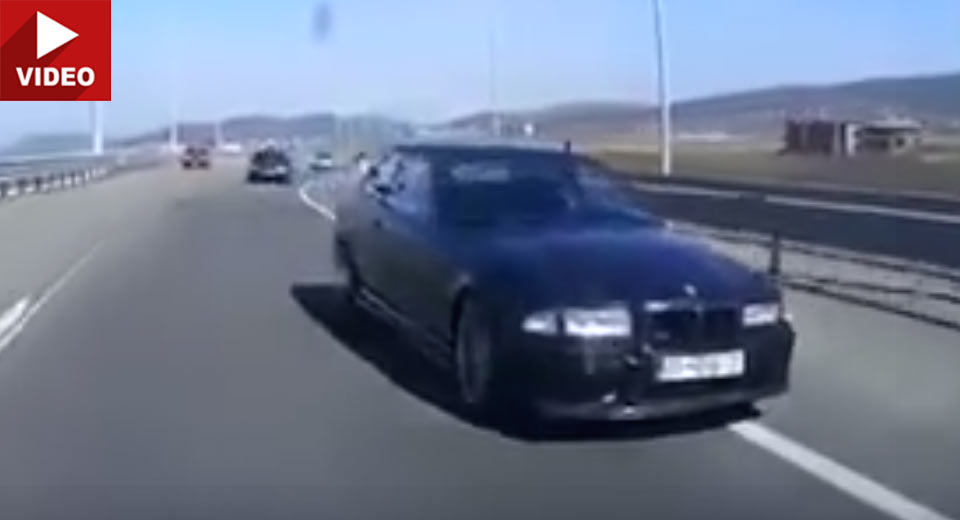  BMW M3 V10 Vs VW Golf V10 Illegal Race Ends In Tears