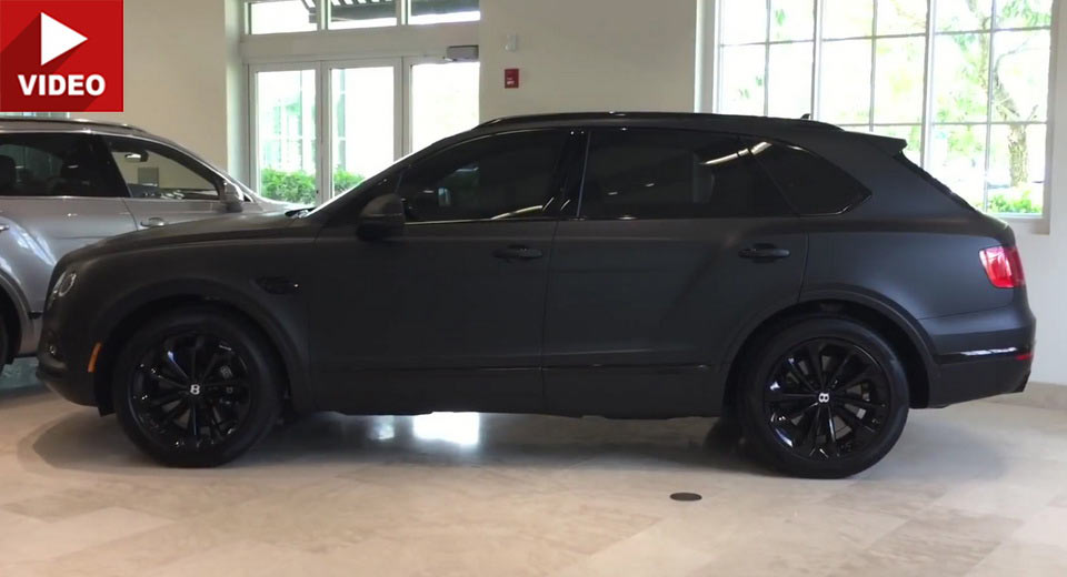 Bentley Bentayga “Stealth Edition” Is As Matte As It Gets