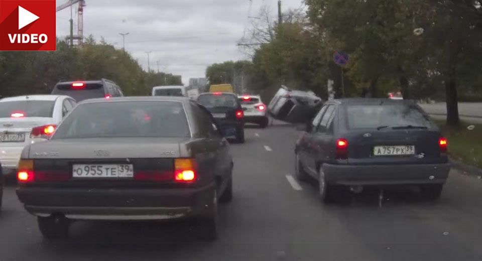 Being In A Rush Can Actually Result In Your Car Flipping Over