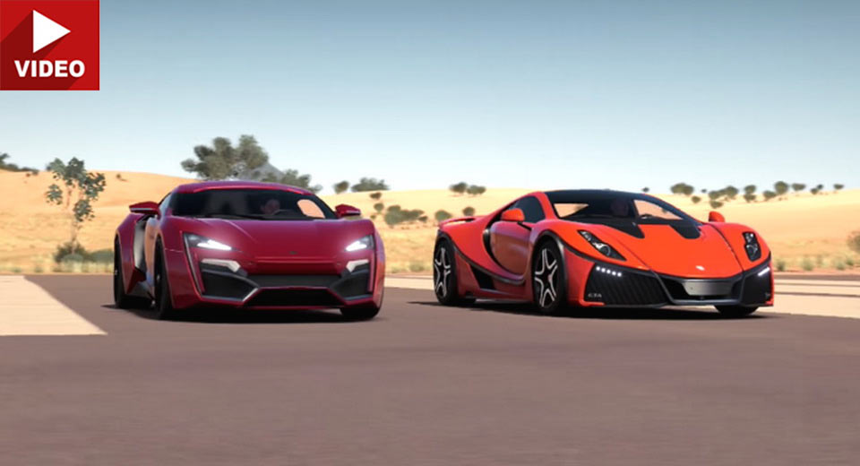  Forza Horizon 3 Virtually Settles Lykan Hypersport Vs GTA Spano Debate