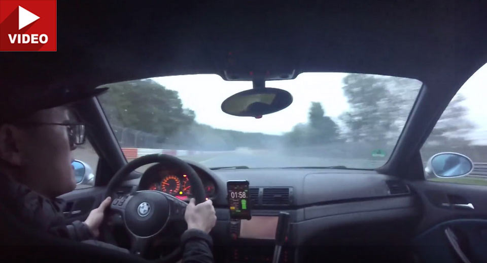  BMW M3 Driver Can’t Avoid High-Speed Crash, Despite Efforts To Recover From Slide