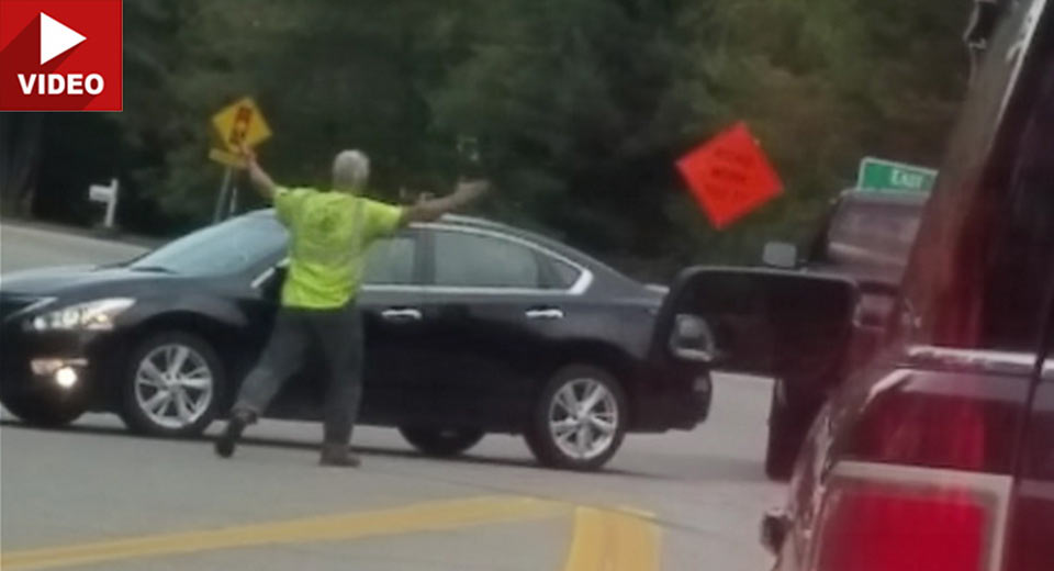 Driver Has A Joygasm While Recording Road Rage Incident