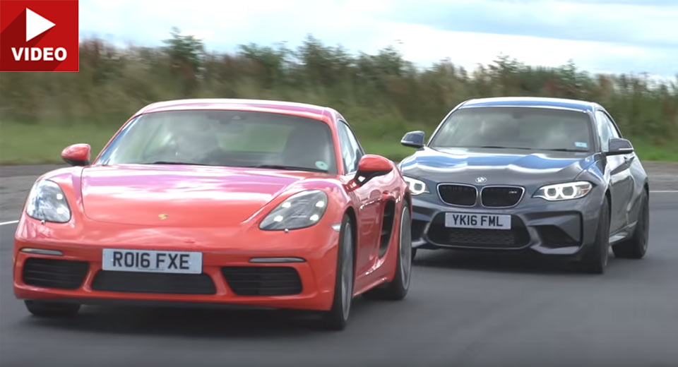 Porsche Cayman 718 S vs BMW M2: Game On!
