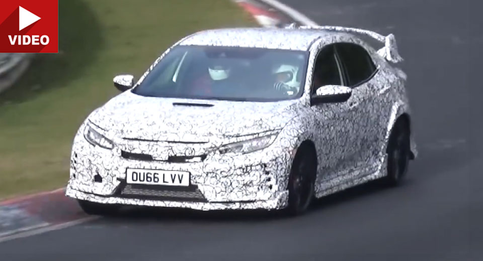 New 2018 Honda Civic Type R Hits The ‘Ring Chasing FWD Record