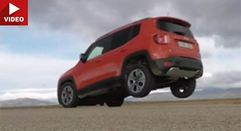  Jeep Renegade Does A Stoppie On Braking – Twice
