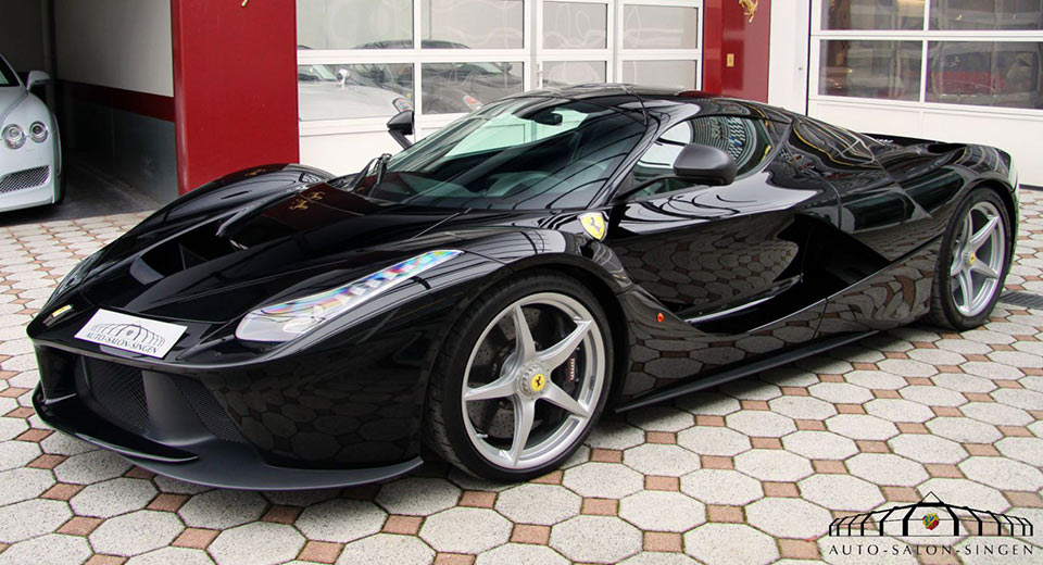Grab This Nero LaFerrari And Tell Everybody It Was Alonso’s – Even Though It Probably Wasn’t
