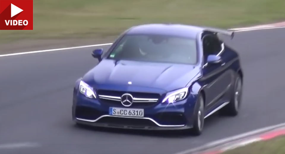  2018 Mercedes-AMG C63 R Coupe Spied In All Its Might