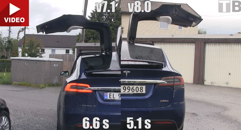 Tesla’s 8.0 Update Improves Model X Falcon Doors’ Operation