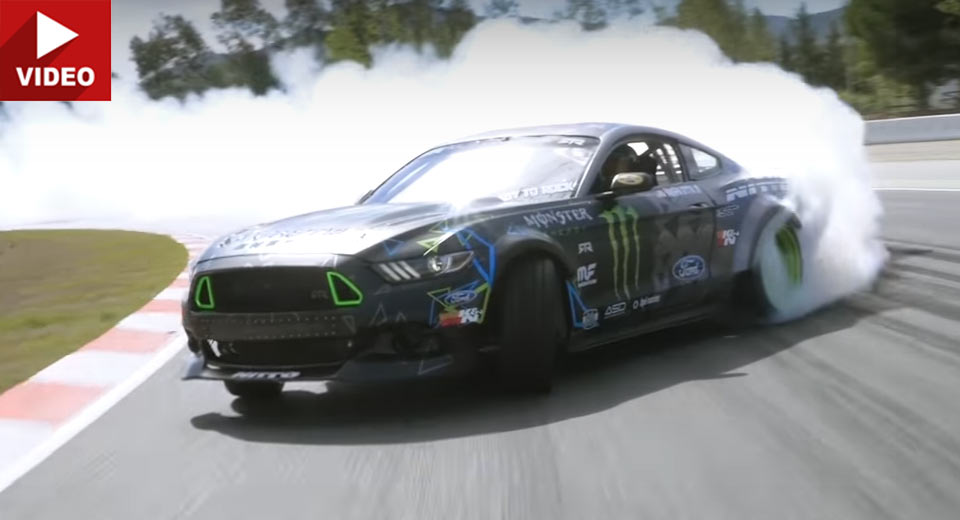 Watch Vaughn Gittin Jr. Drift A 900HP Mustang Forever