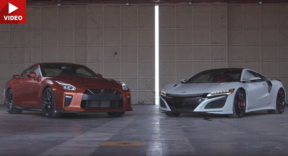  New Acura NSX Goes Head To Head With 2017 Nissan GT-R
