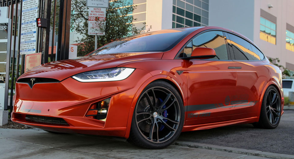  Unplugged Performance Drops Bold Tesla Model X Styling Kit
