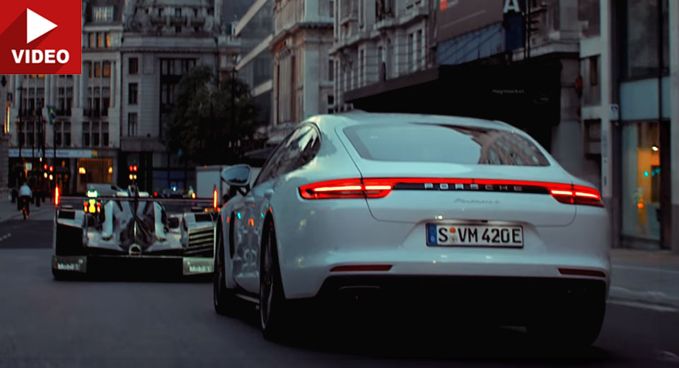  Porsche 919 And Panamera 4 E-Hybrid Roll Through London