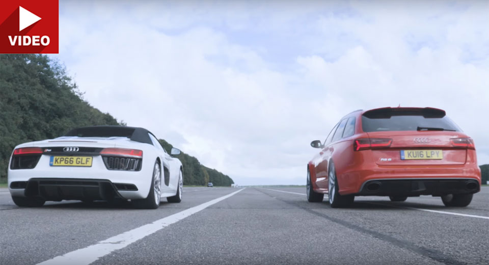 Audi RS6 Performance Shows R8 Spyder How It’s Done