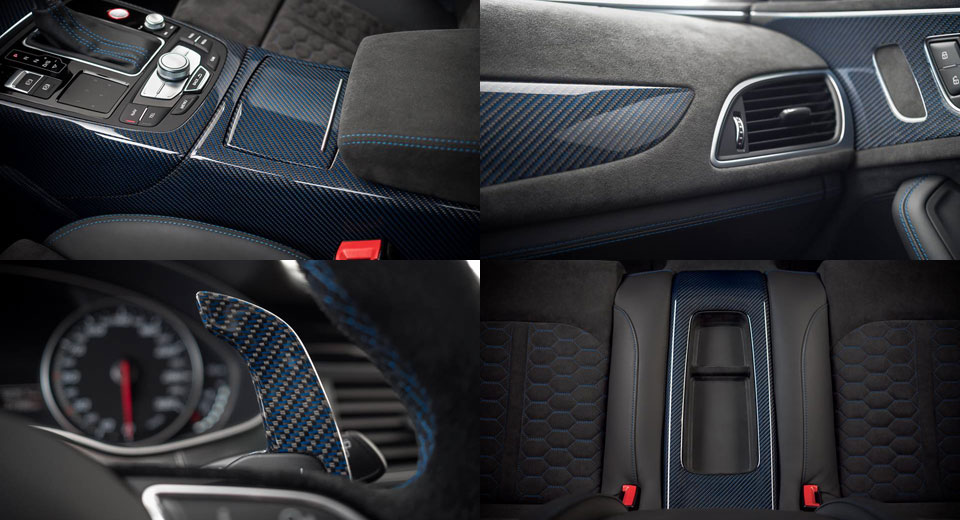  Audi RS6 Performance Enjoys Carbon Fiber Interior Makeover