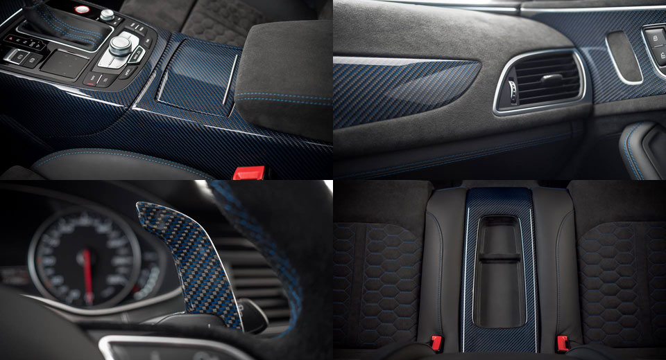 Audi RS6 Performance Enjoys Carbon Fiber Interior Makeover