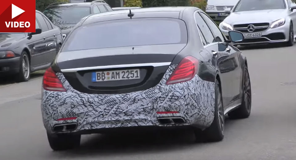 Facelifted Mercedes-AMG S63 Scooped With Twin-Turbo 4.0-Liter V8