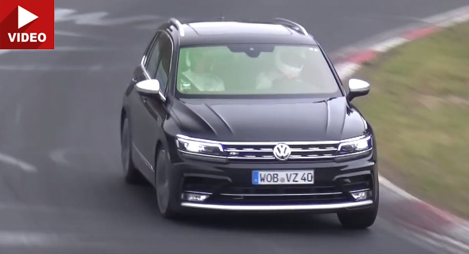  Is This A VW Tiguan R That’s Crackling Round The Nurburgring?