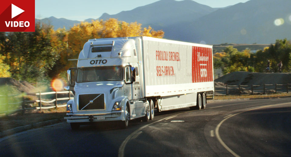  Otto’s Self-Driving Truck Delivers Full Load Of Budweiser Beer [w/Video]
