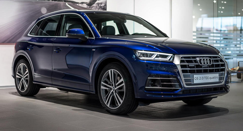  2017 Audi Q5 In Navarra Blue Metallic On Display In Neckarsulm