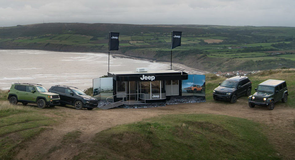  This Jeep Dealership Is Accessible Only With An Off-Roader [w/Video]