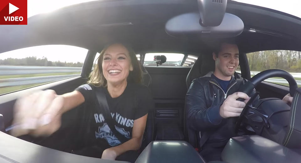  YouTuber Invites Young Woman To Play The $100 Bill Game In A Lamborghini Huracan