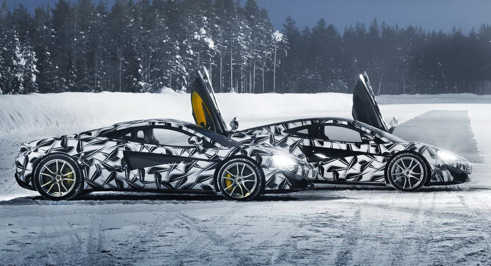  Drive The 570S Coupe On Ice At McLaren’s Inaugural Arctic Experience