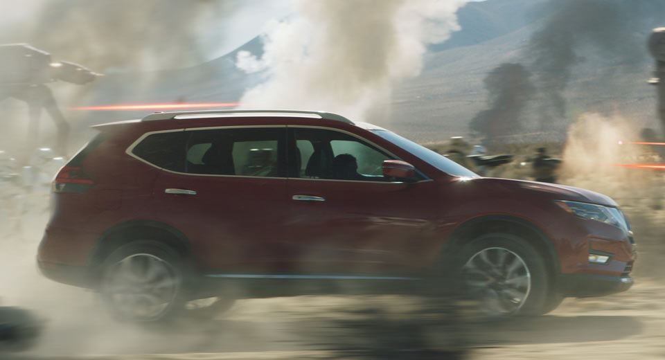  Nissan Plants Rogue SUV In The Middle Of Their New Star Wars Ad [w/Video]