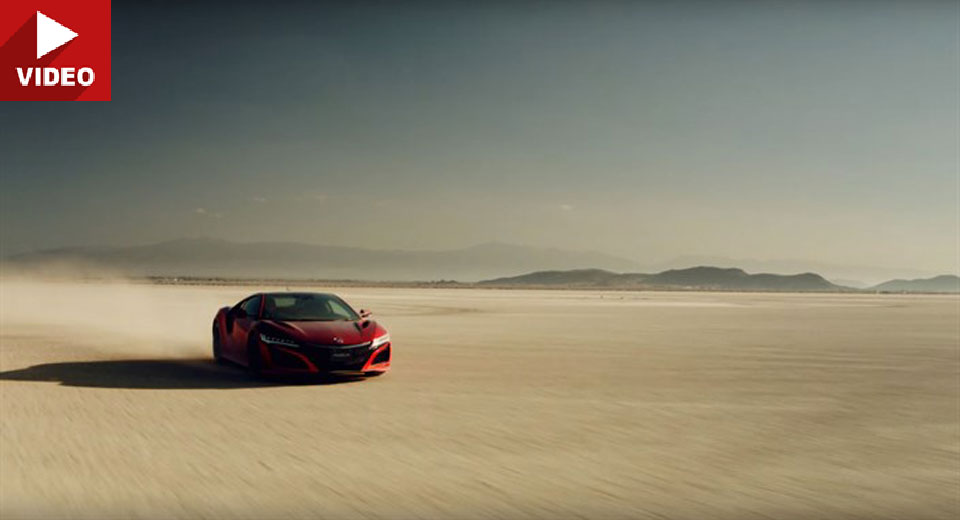  Acura NSX Highlights 2,000 Years Of Technological Advancement With Giant Geoglyph