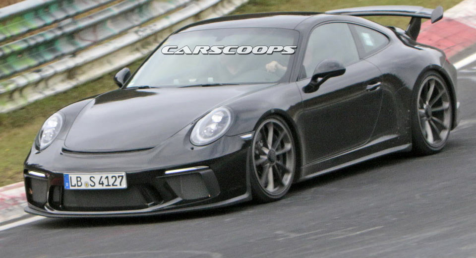  Facelifted 2017 Porsche 991 GT3 Spied Completely Free Of Camo