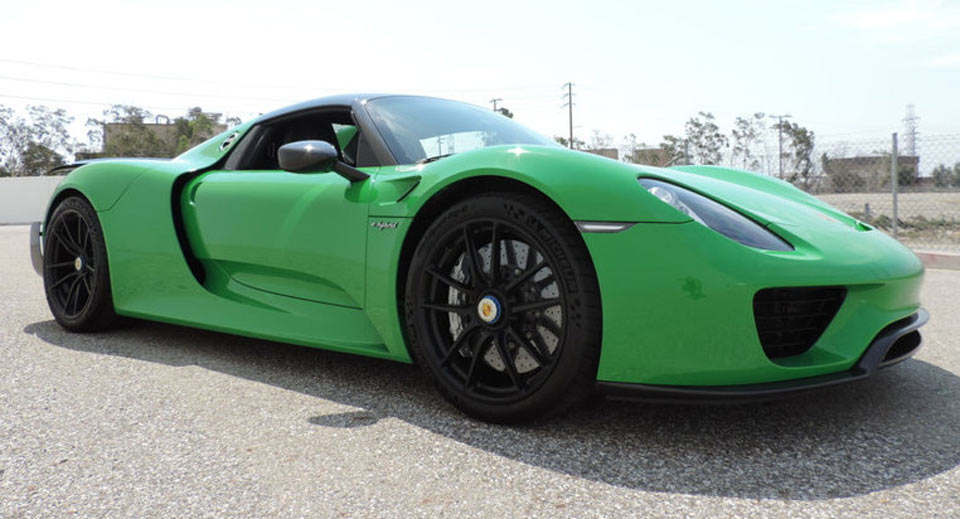  This Porsche 918 Spyder Sports Viper Green Paint, $2 Mill Asking Price