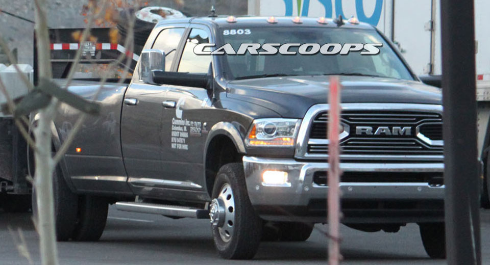  Cummins Spotted Testing Updated Diesel Ram HD In The Rockies