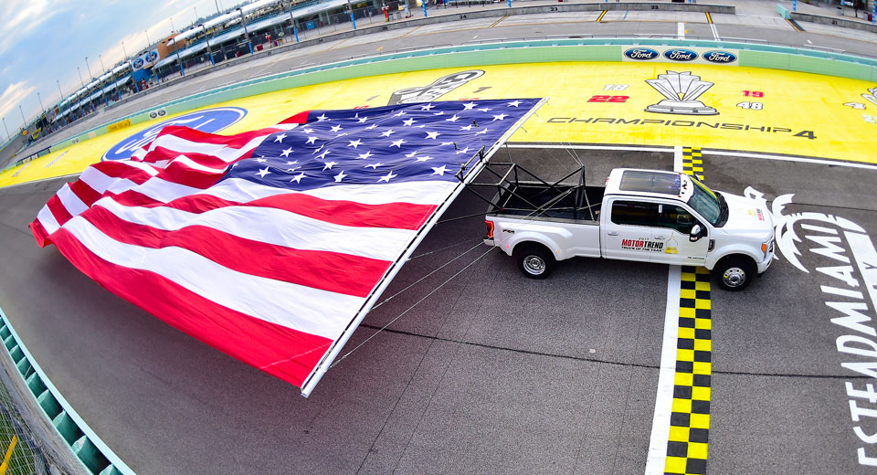 Ford Swiftly Snatches Chevy’s Flag-Towing World Record