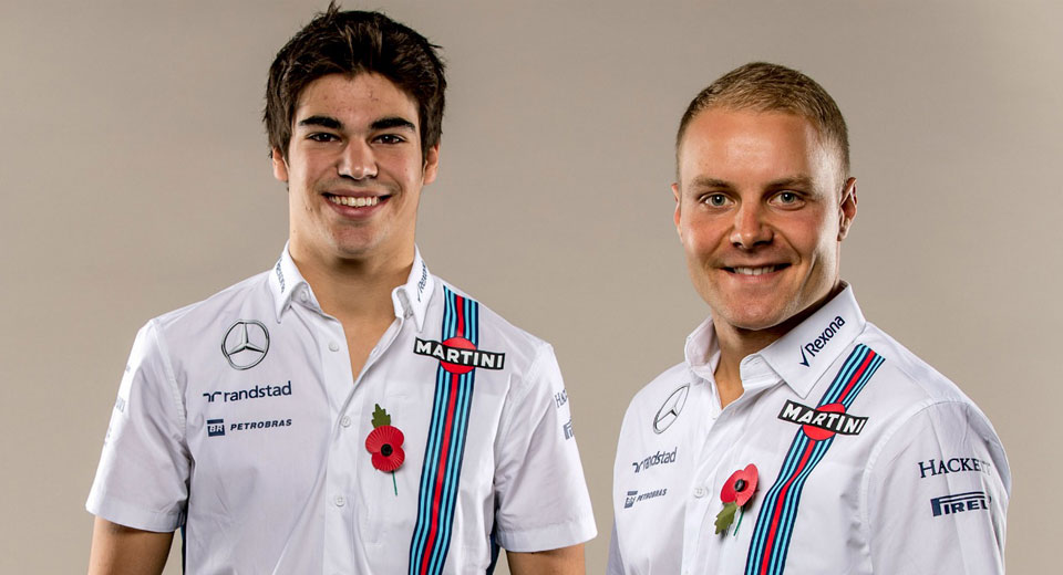 Williams Signs Valtteri Bottas & Rookie Lance Stroll For 2017