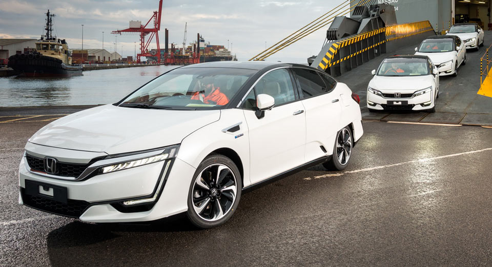 First Honda Clarity FCVs Touch European Soil