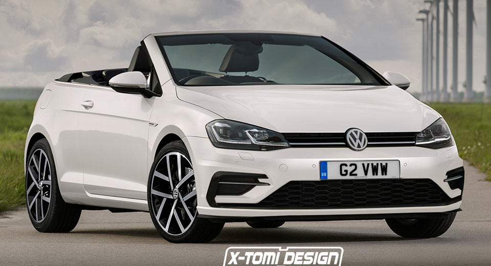 Facelifted VW Golf Imagined As The Cabriolet That Will Never Happen