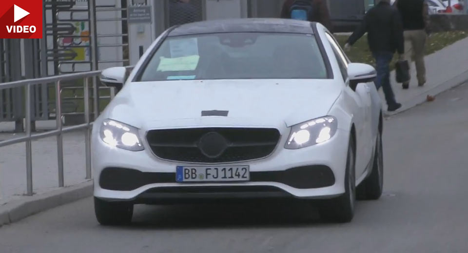 2018 Mercedes-Benz E-Class Coupe Is A Few Camo Stickers Away From Production