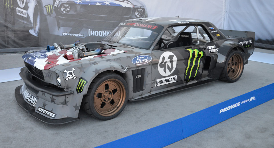  Ken Block And Ryan Tuerck’s Insane Drift Cars Pose At SEMA