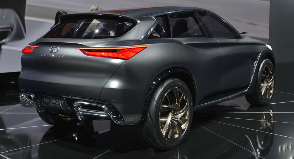 Infiniti QX Sport Inspiration Rolls Out Its Stealthy Batman Costume