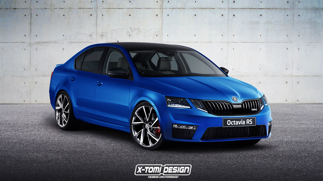 Facelifted Skoda Octavia Gets The RS Treatment
