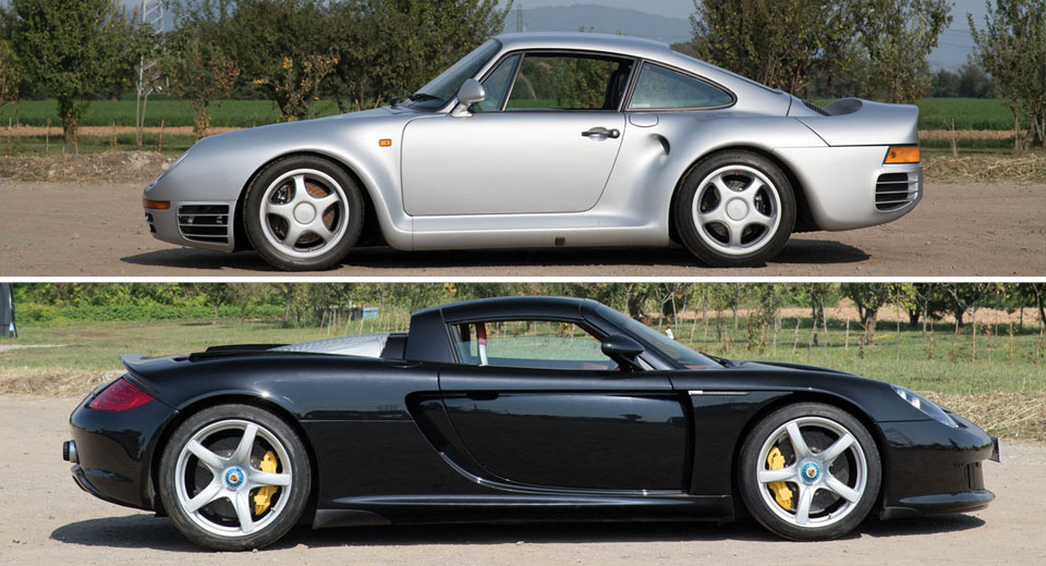  Start Your Porsche Supercar Collection With This 959 And Carrera GT